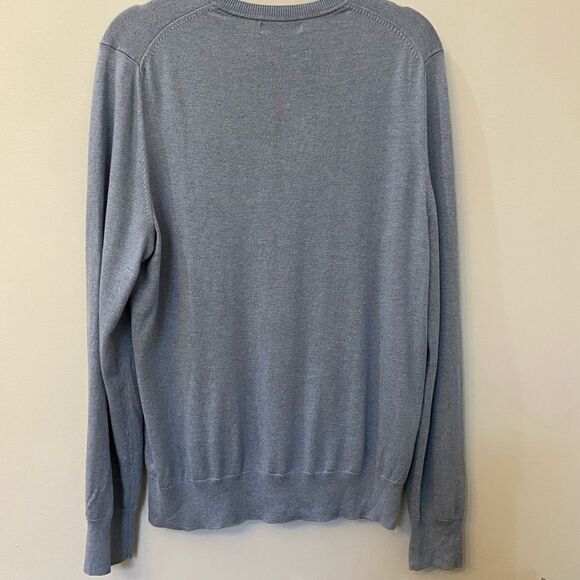 Banana Republic 72% Silk 15% Cashmere V Neck Sweater Men Size L - Picture 6 of 6